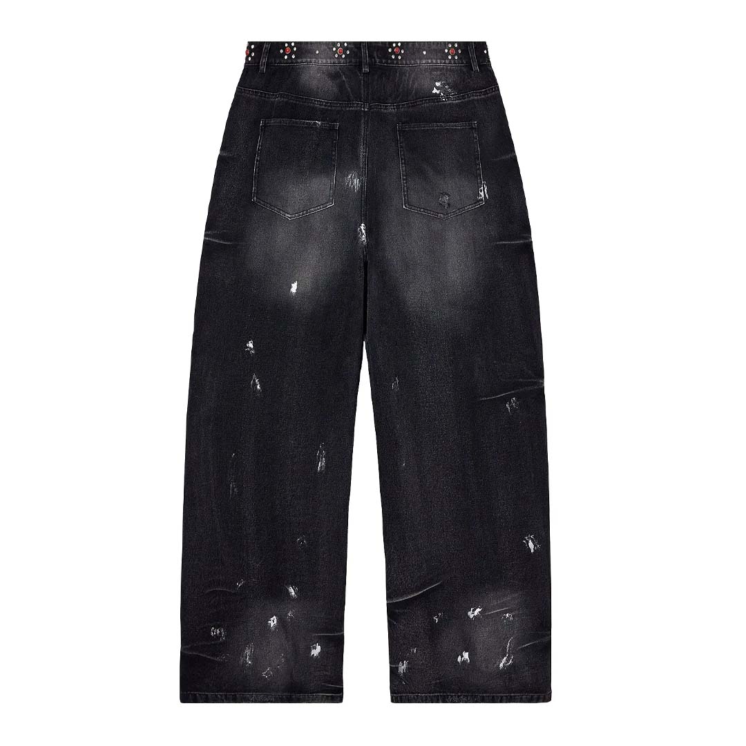 Vale Forever DIY Carpenter Jeans Black by NWAHYPE - NWAHYPE No.1 for streetwear Pants in USA