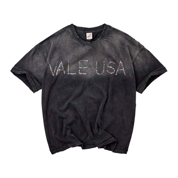 Vale Forever DIY Vale USA Tee Faded Black by Vale Forever - NWAHYPE No.1 for streetwear T-Shirts in USA