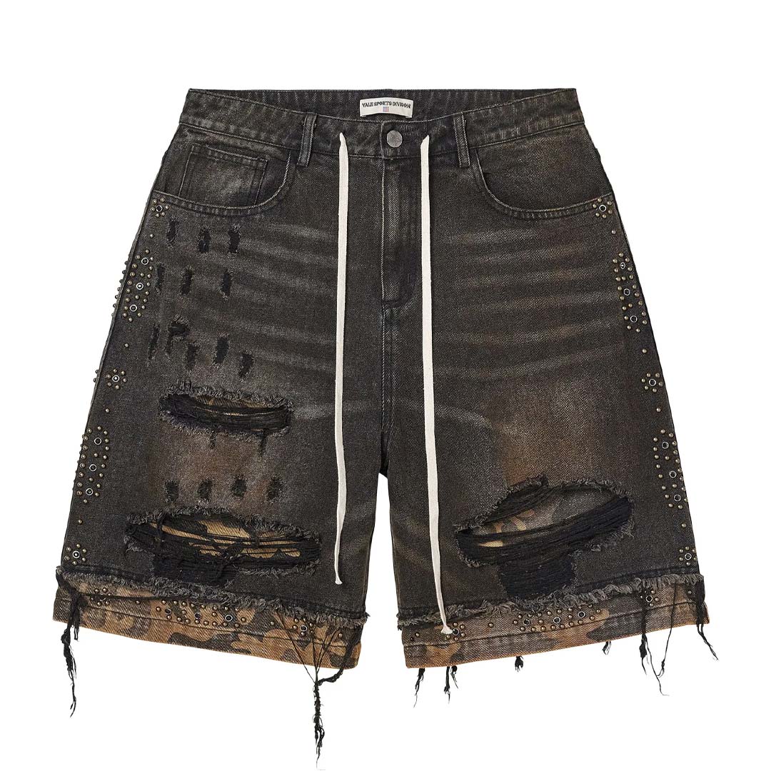 Vale Forever Double Black Denim Jorts by Vale Forever - NWAHYPE No.1 for streetwear Shorts in USA