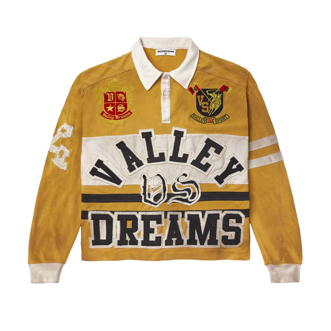 Vale Forever Dreams Rugby L/S Tee Honey by Palm Angels - NWAHype No.1 for streetwear T-Shirts in USA