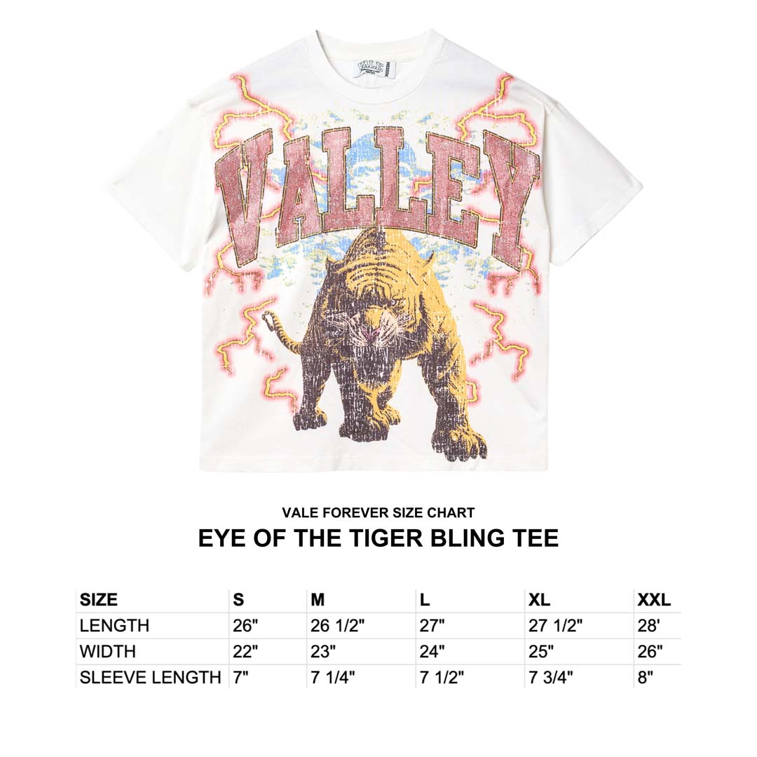 Vale Forever Eye of the Tiger Bling Tee White by Vale Forever - NWAHYPE No.1 for streetwear T-Shirts in USA