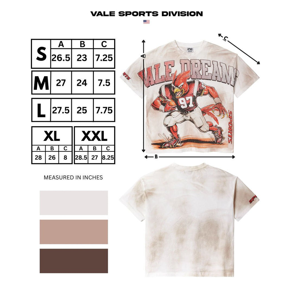 Vale Forever Falcon Bling Cream Tee by Vale Forever - NWAHype 1 for streetwear T-Shirts in USA