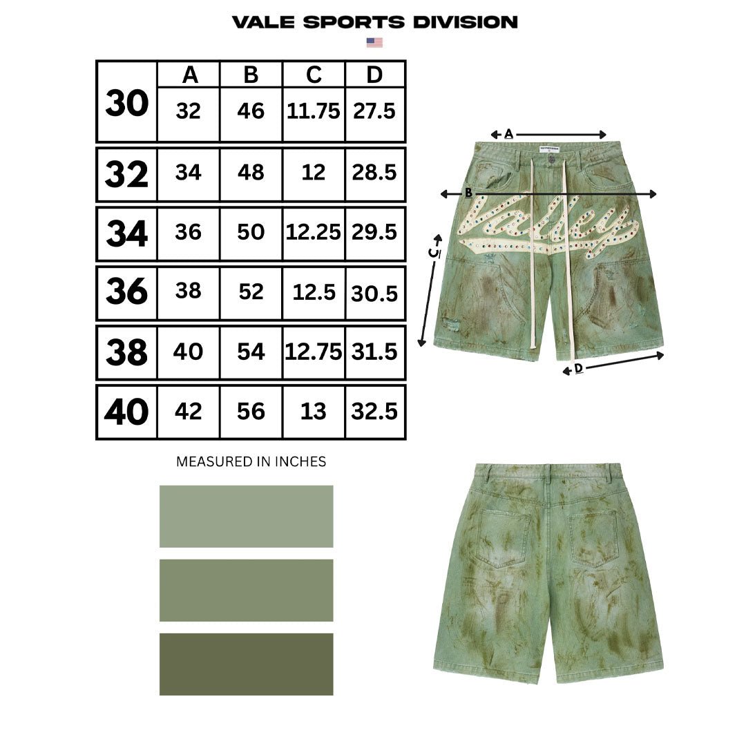 Vale Forever Green Skittles Shorts by Vale Forever - NWAHype 1 for streetwear Shorts in USA