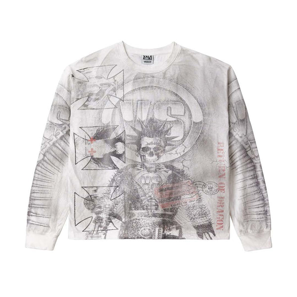 Vale Forever Grey Reggie Long Sleeve Tee by Vale Forever - NWAHYPE No.1 for streetwear T-Shirts in USA