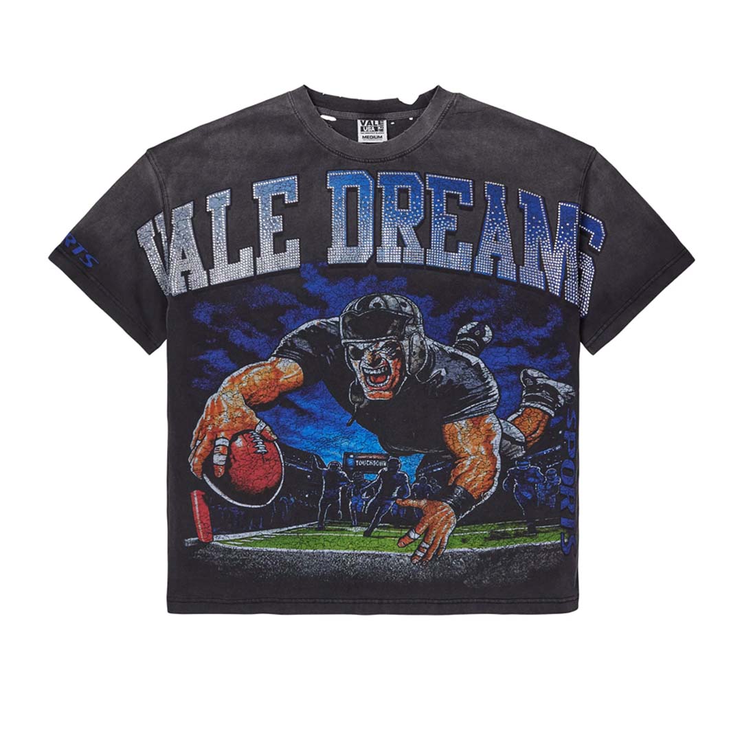 Vale Forever Gridiron Bling Tee Faded Black by Vale Forever - NWAHype 1 for streetwear T-Shirts in USA