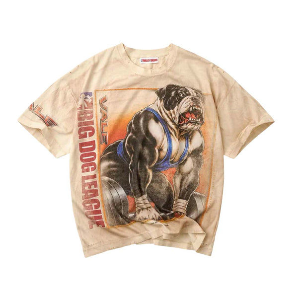 Vale Forever Heavyweight Faded Cream Tee by Vale Forever - NWAHYPE No.1 for streetwear T-Shirts in USA