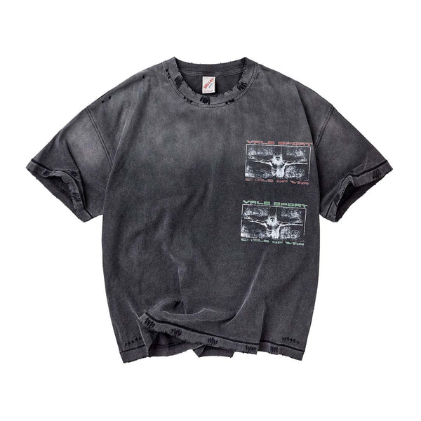 Vale Forever Holy Spirit Faded Black Tee by Vale Forever - NWAHYPE No.1 for streetwear T-Shirts in USA
