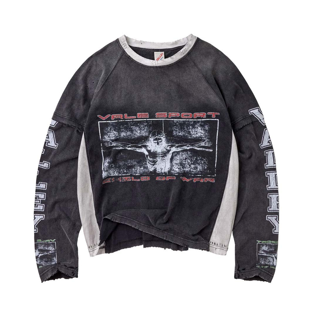 Vale Forever Holy Spirits Long Sleeve Tee Black Red by Vale Forever - NWAHYPE No.1 for streetwear T-Shirts in USA