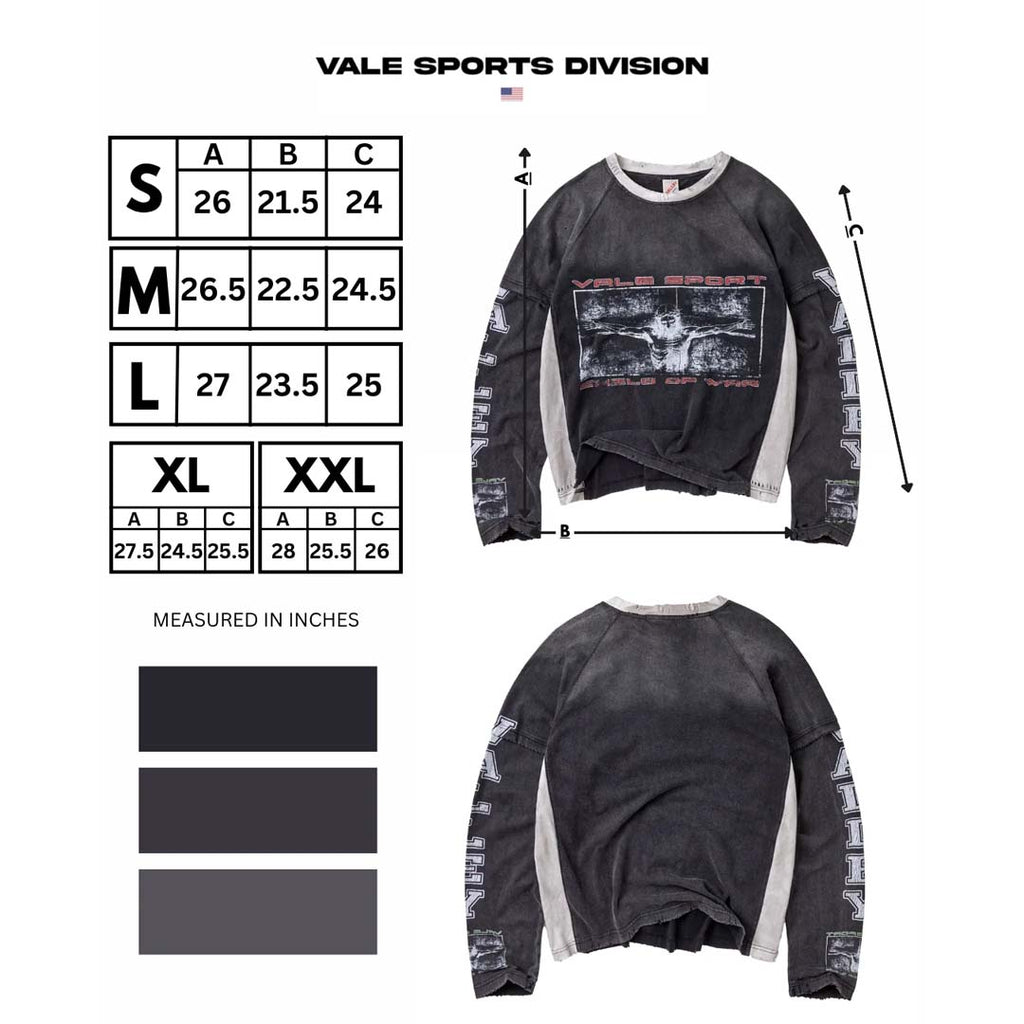 Vale Forever Holy Spirits Long Sleeve Tee Black Red by Vale Forever - NWAHYPE No.1 for streetwear T-Shirts in USA