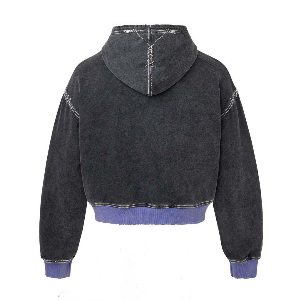 Vale Forever Hypnotic Zip Up Hoodie Black Blue by Vale Forever - NWAHYPE No.1 for streetwear Hoodies in USA