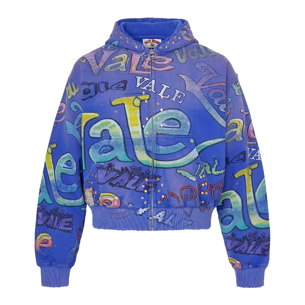 Vale Forever Iceberg Zip Up Hoodie Blue by Vale Forever - NWAHYPE No.1 for streetwear Hoodies in USA
