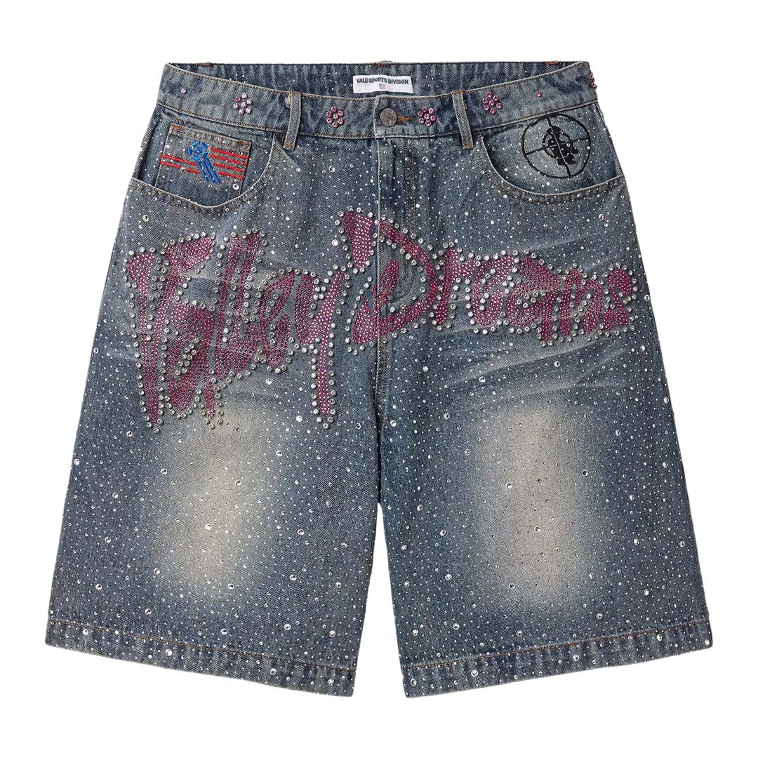 Vale Forever Iced Out Dreams Shorts 'Mid Blue' by Vale Forever - NWAHype No.1 for streetwear Shorts in USA