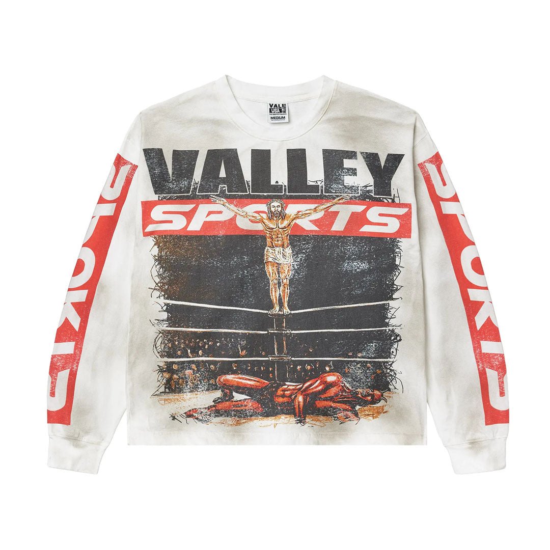 Vale Forever Jesus Hardy Long Sleeve Tee 'White' by Vale Forever - NWAHype No.1 for streetwear T-Shirts in USA