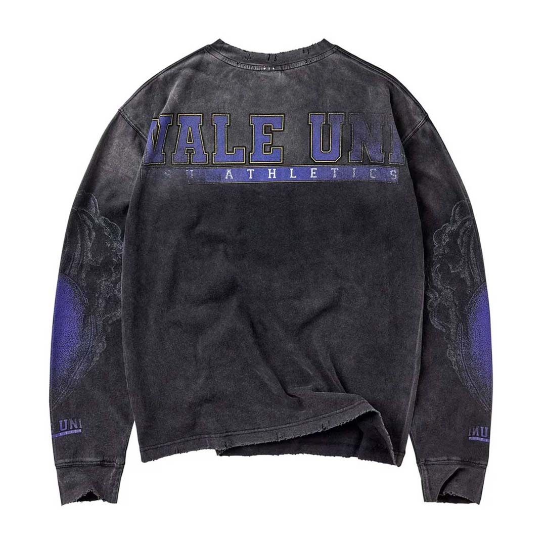 Vale Forever Kountry Long Sleeve Tee Faded Grey Purple by Vale Forever - NWAHYPE No.1 for streetwear T-Shirts in USA