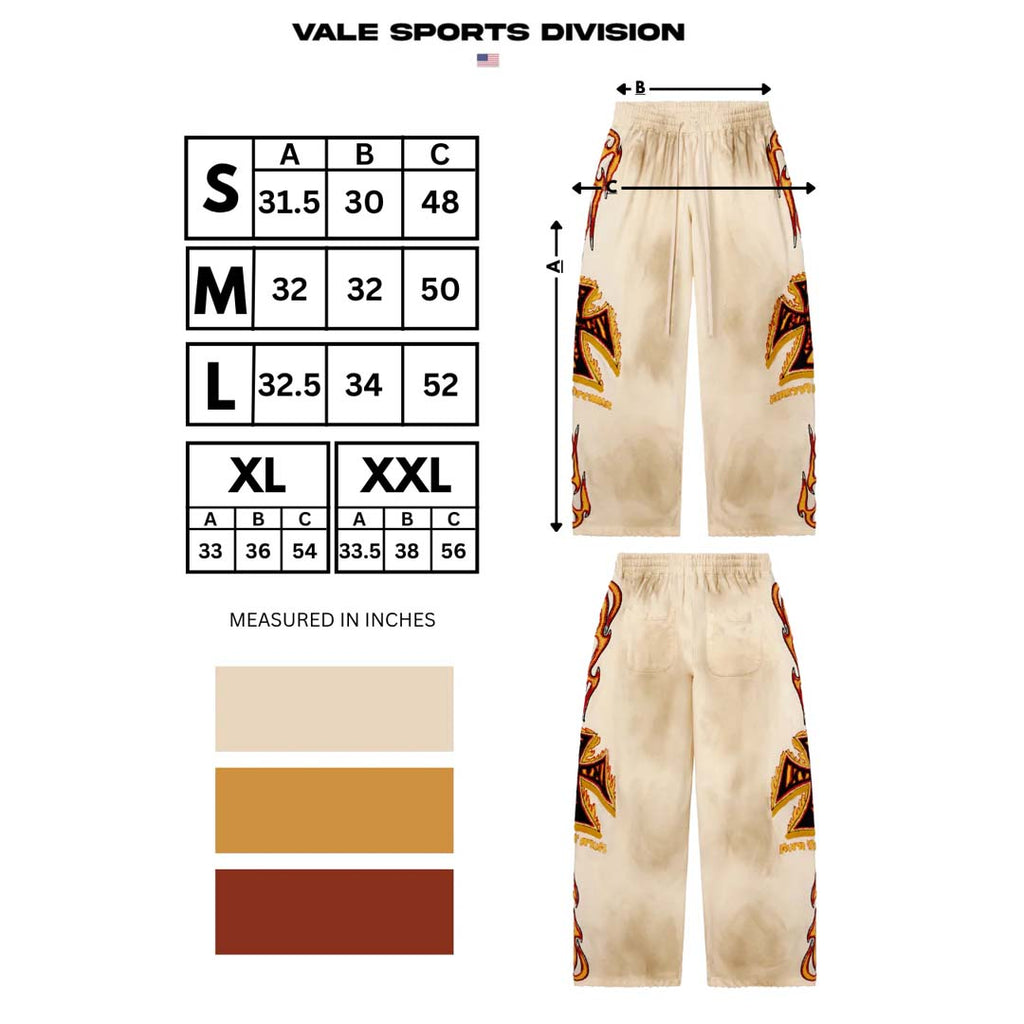 Vale Forever LA Flare Sweatpants Bone by Vale Forever - NWAHype No.1 for streetwear Pants in USA