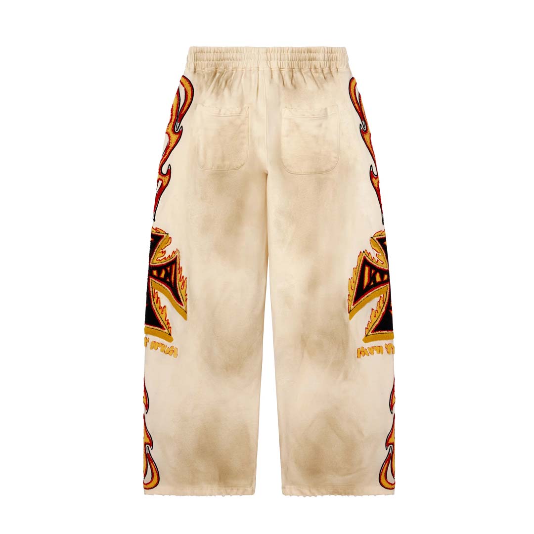 Vale Forever LA Flare Sweatpants Bone by Vale Forever - NWAHype No.1 for streetwear Pants in USA