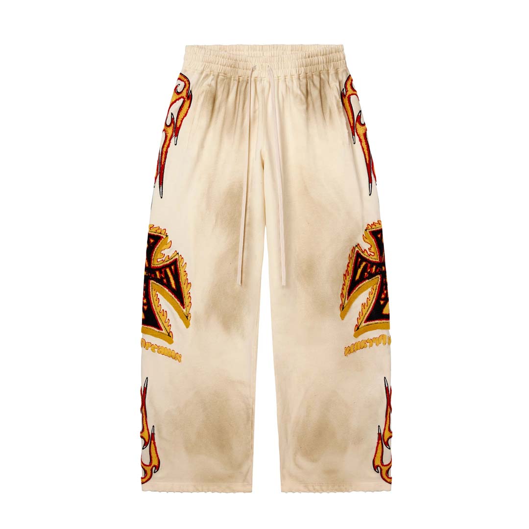 Vale Forever LA Flare Sweatpants Bone by Vale Forever - NWAHype No.1 for streetwear Pants in USA