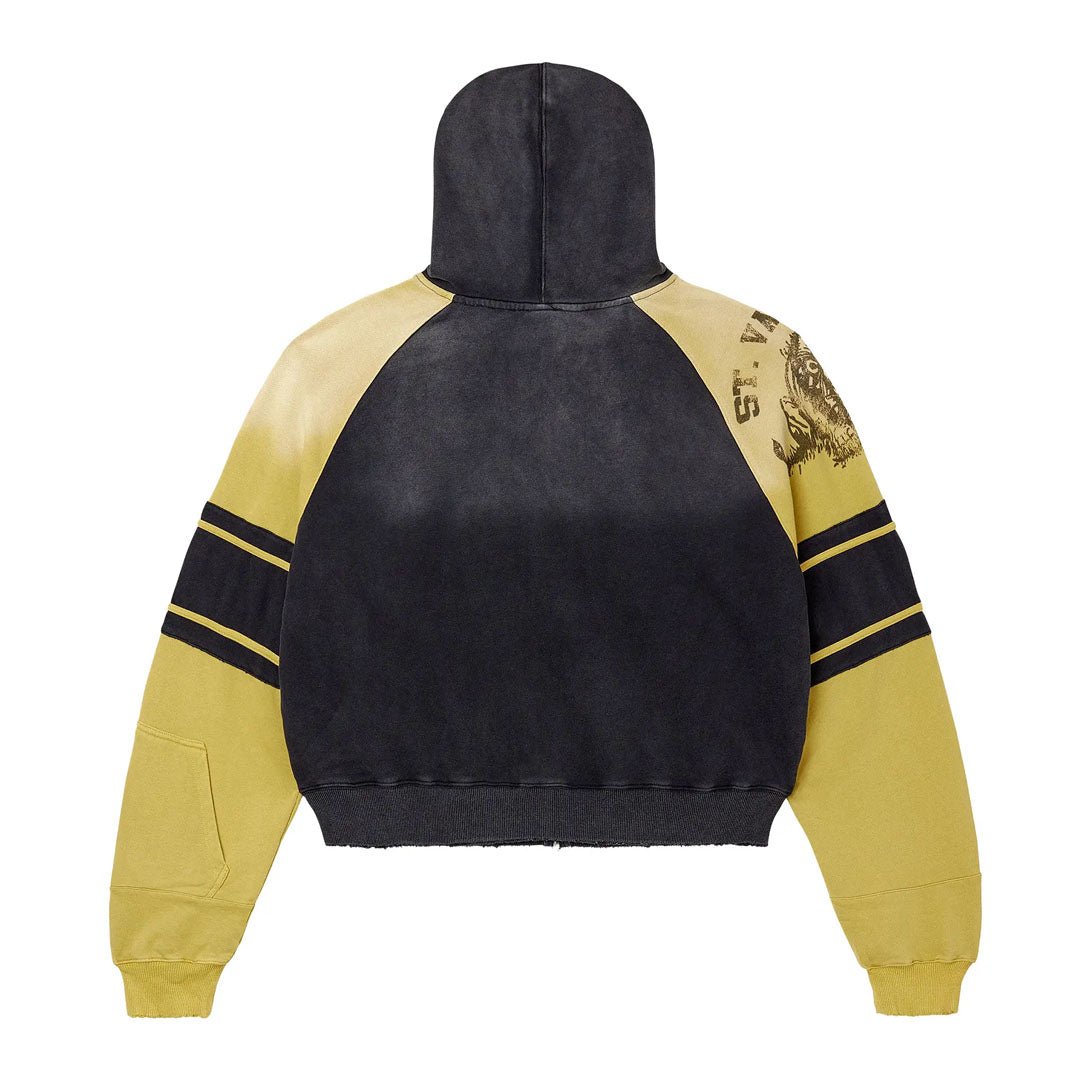 Vale Forever Lethal Zip Up Hoodie 'Black/Yellow' by Vale Forever - NWAHype 1 for streetwear Hoodies in USA