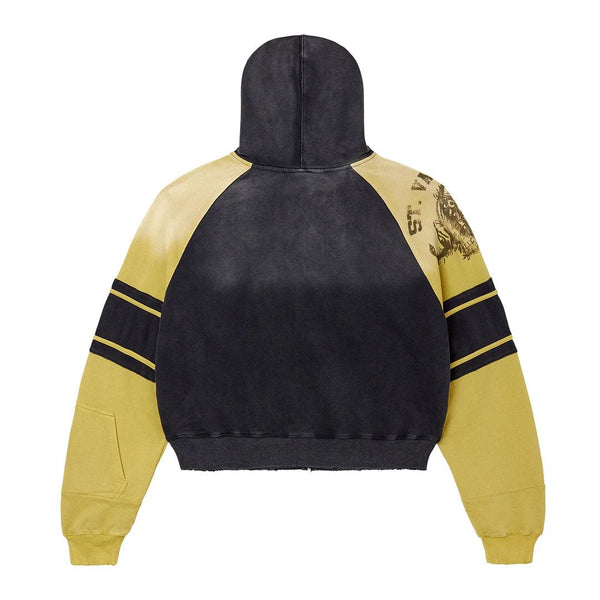 Vale Forever Lethal Zip Up Hoodie 'Black/Yellow' by Vale Forever - NWAHype 1 for streetwear Hoodies in USA