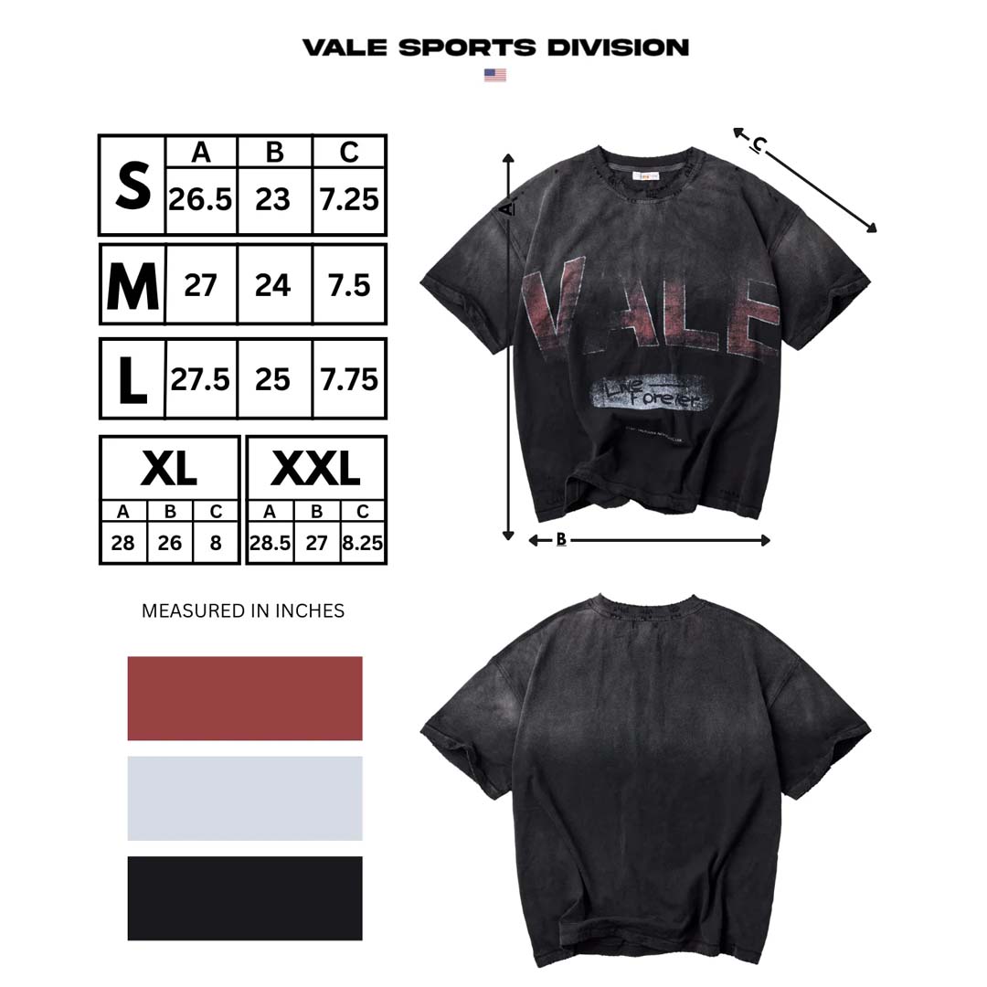 Vale Forever Logo Black Tee by Vale Forever - NWAHYPE No.1 for streetwear T-Shirts in USA