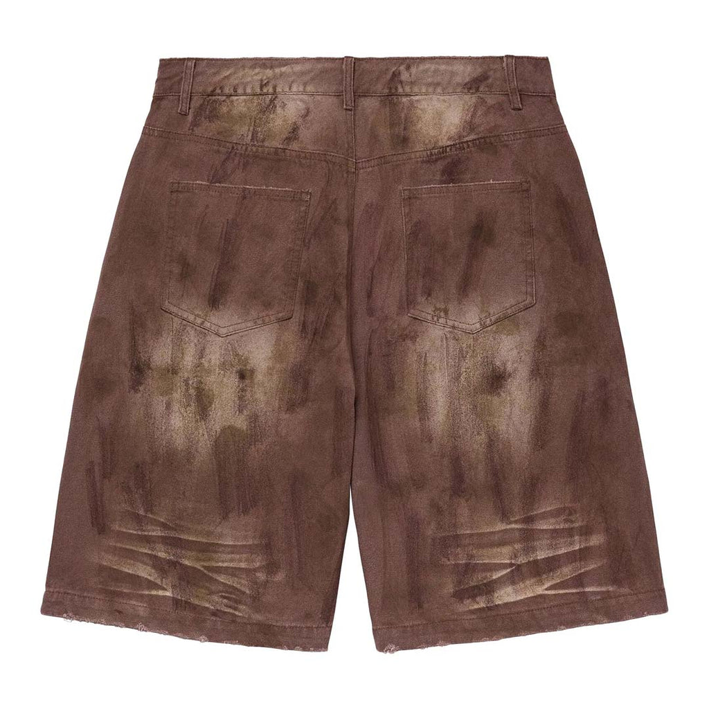 Vale Forever M&M Denim Shorts 'Dirt Brown' by Vale Forever - NWAHype 1 for streetwear Shorts in USA