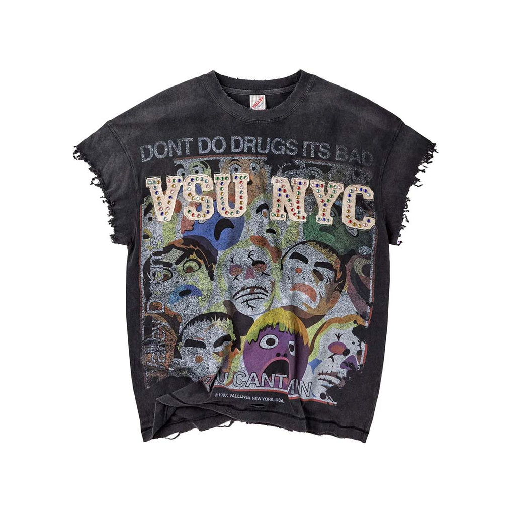 Vale Forever No Drugs Tank Tee Black by Vale Forever - NWAHYPE No.1 for streetwear T-Shirts in USA