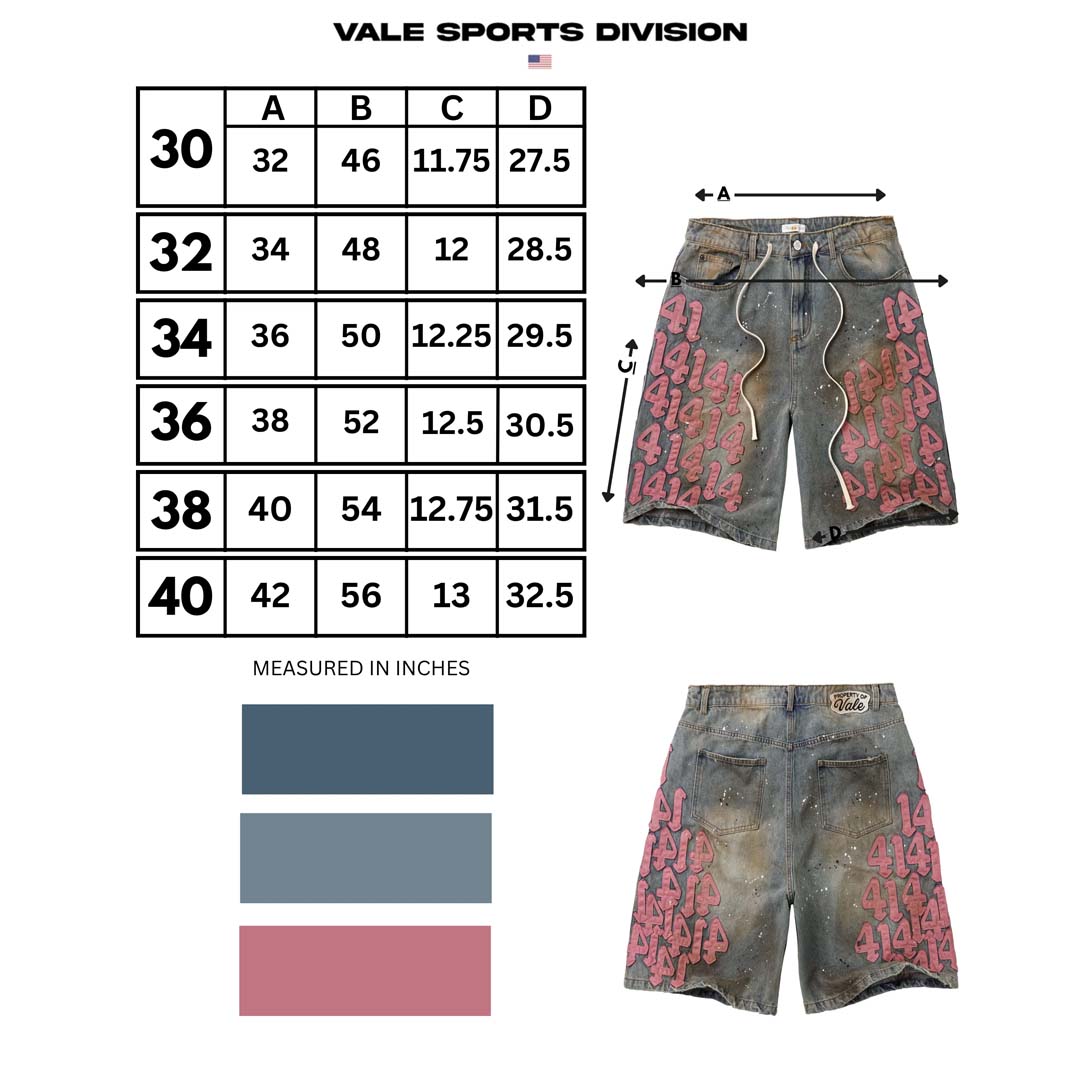 Vale Forever Pink Charm Jorts Washed Pink Denim Shorts by Vale Forever - NWAHYPE No.1 for streetwear Shorts in USA