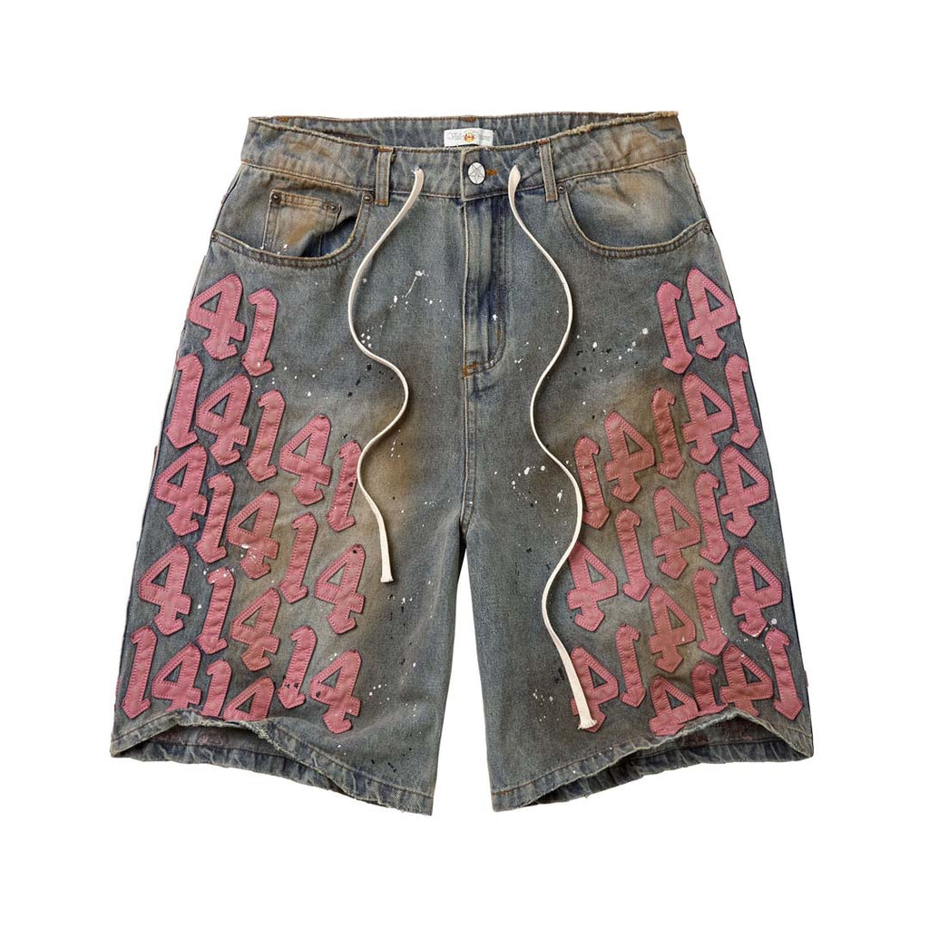 Vale Forever Pink Charm Jorts Washed Pink Denim Shorts by Vale Forever - NWAHYPE No.1 for streetwear Shorts in USA