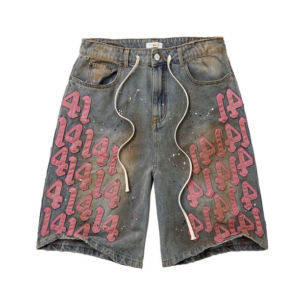 Vale Forever Pink Charm Jorts Washed Pink Denim Shorts by Vale Forever - NWAHYPE No.1 for streetwear Shorts in USA