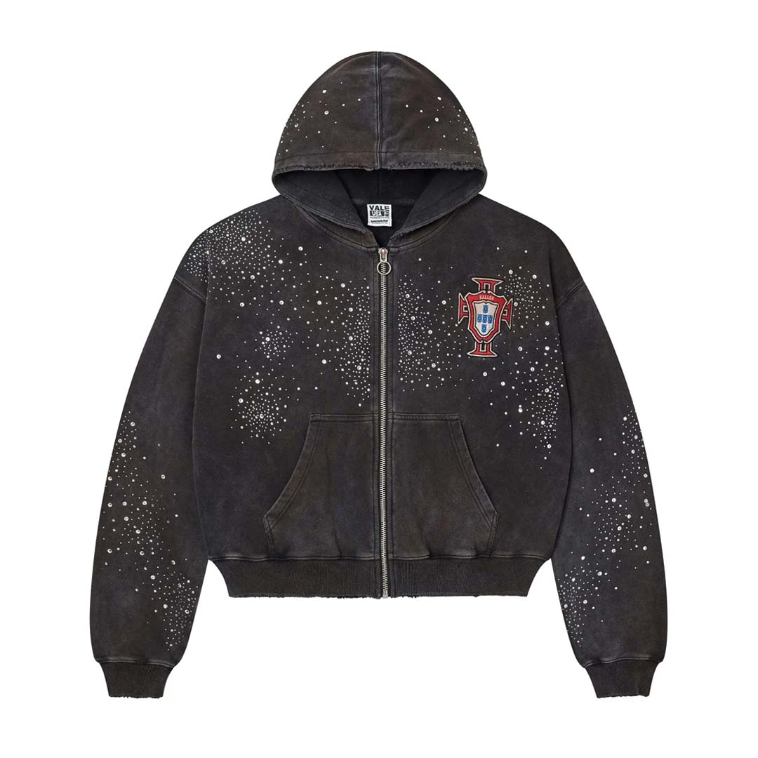 Vale Forever Pluto Clustered Zip Up Hoodie Black – NWAHYPE