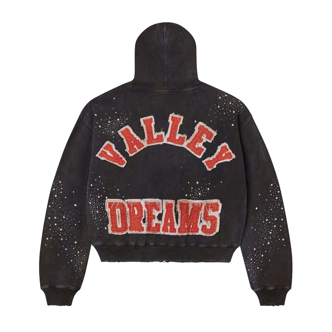 Vale Forever Pluto Clustered Zip Up Hoodie Black by Vale Forever - NWAHype 1 for streetwear Hoodies in USA