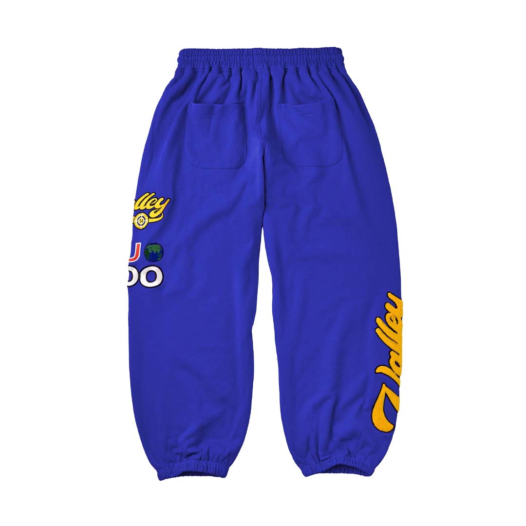 Vale Forever Public Sweatpants Blue Yellow by Vale Forever - NWAHYPE No.1 for streetwear Pants in USA