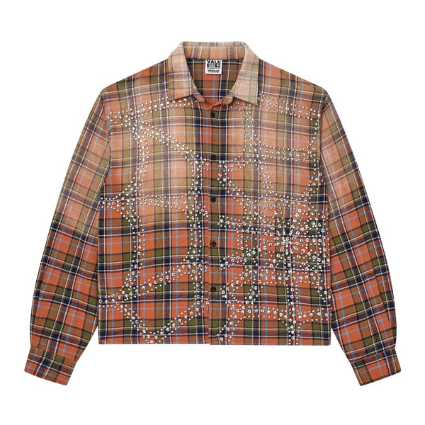 Vale Forever Pumpkin Patch Flannel 'Orange/Green' by Vale Forever - NWAHype No.1 for streetwear T-Shirts in USA