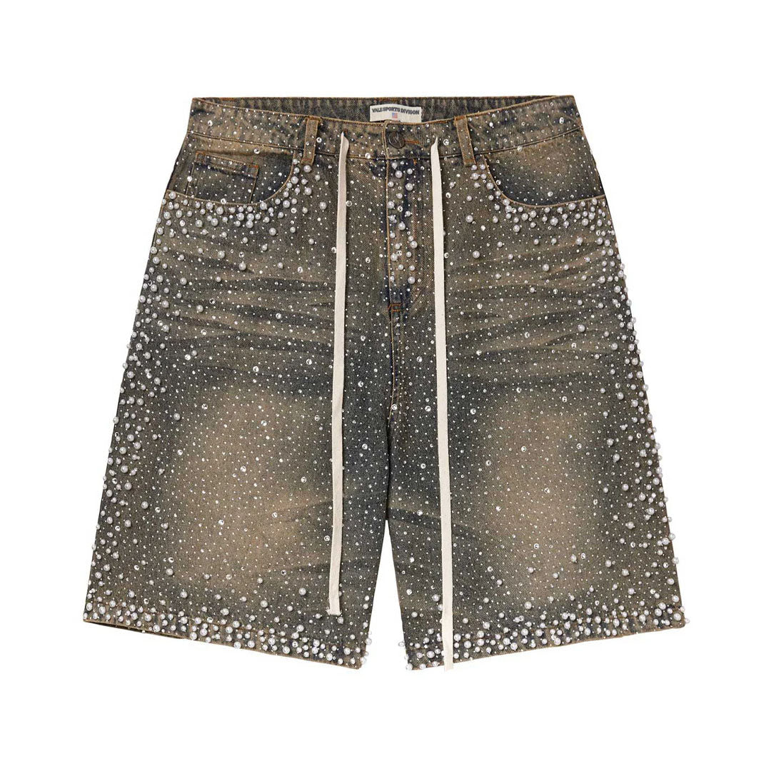 Vale Forever Rainstorm Jean Shorts Mid Wash by Vale Forever - NWAHype 1 for streetwear Shorts in USA