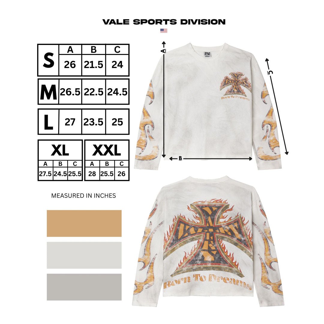 Vale Forever Reborn Thermal Long Sleeve White – NWAHYPE