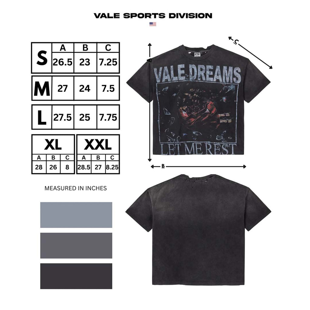 Vale Forever Red Dress Let Me Rest Tee Black by Vale Forever - NWAHYPE No.1 for streetwear T-Shirts in USA