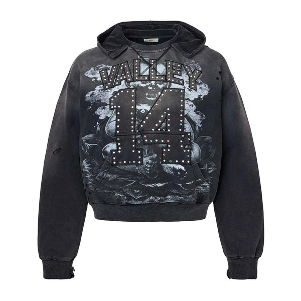 Vale Forever Religion 14 Pullover Hoodie Faded Black by Vale Forever - NWAHYPE No.1 for streetwear Hoodies in USA