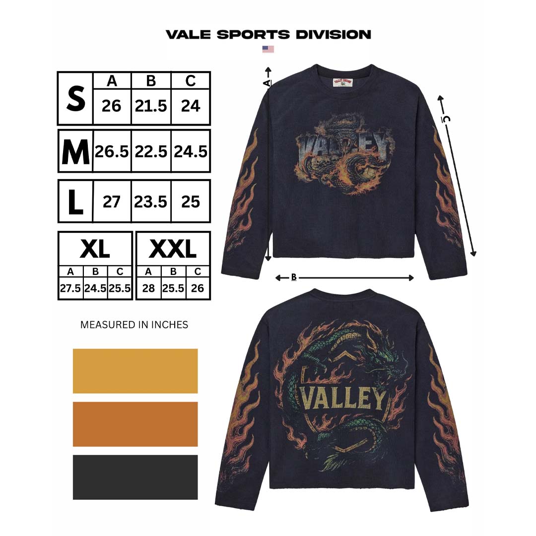 Vale Forever Serpent Black Thermal Tee by Vale Forever - NWAHYPE No.1 for streetwear T-Shirts in USA