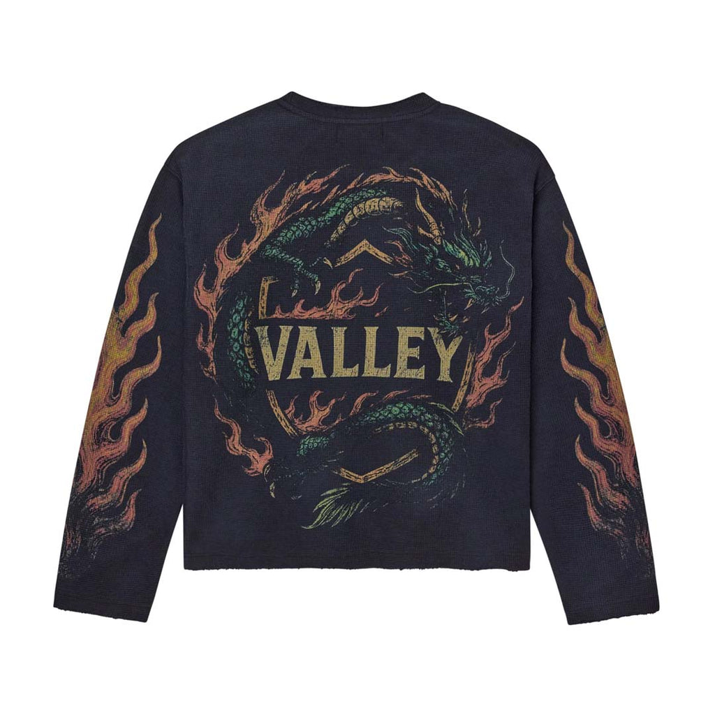 Vale Forever Serpent Black Thermal Tee by Vale Forever - NWAHYPE No.1 for streetwear T-Shirts in USA