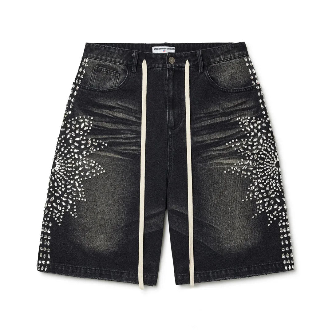 Vale Forever Siren Jean Shorts Black by Vale Forever - NWAHype No.1 for streetwear Shorts in USA