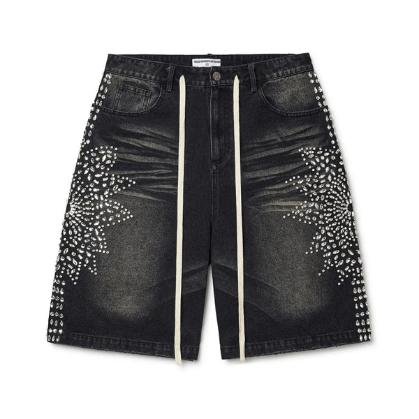 Vale Forever Siren Jean Shorts Black by Vale Forever - NWAHype No.1 for streetwear Shorts in USA