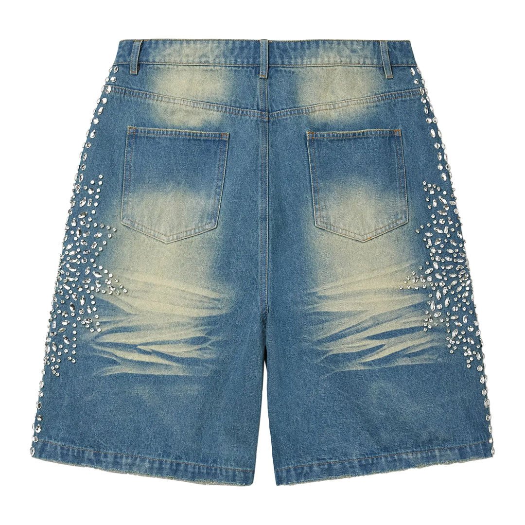 Vale Forever Siren Jean Shorts Blue Wash by Vale Forever - NWAHype 1 for streetwear Shorts in USA