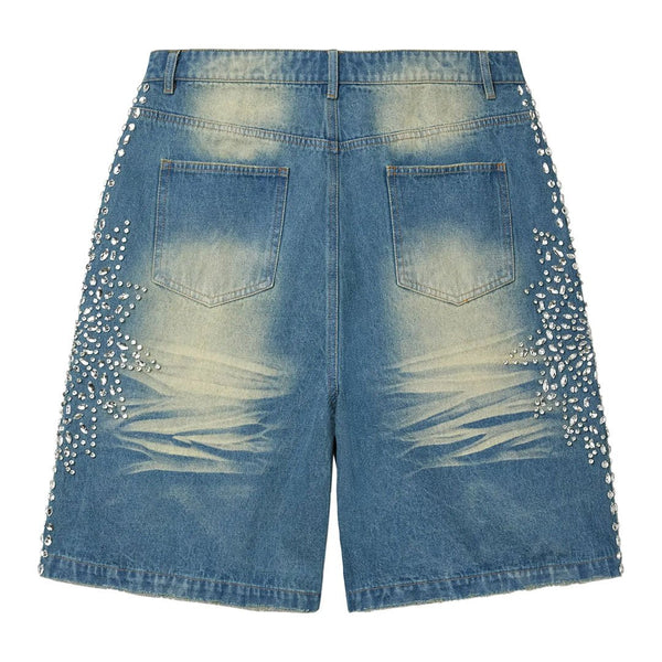 Vale Forever Siren Jean Shorts Blue Wash by Vale Forever - NWAHype 1 for streetwear Shorts in USA