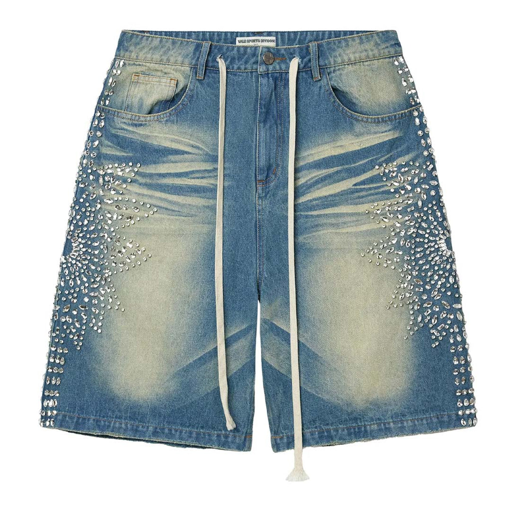 Vale Forever Siren Jean Shorts Blue Wash by Vale Forever - NWAHype 1 for streetwear Shorts in USA