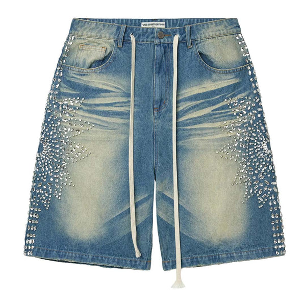 Vale Forever Siren Jean Shorts Blue Wash by Vale Forever - NWAHype 1 for streetwear Shorts in USA