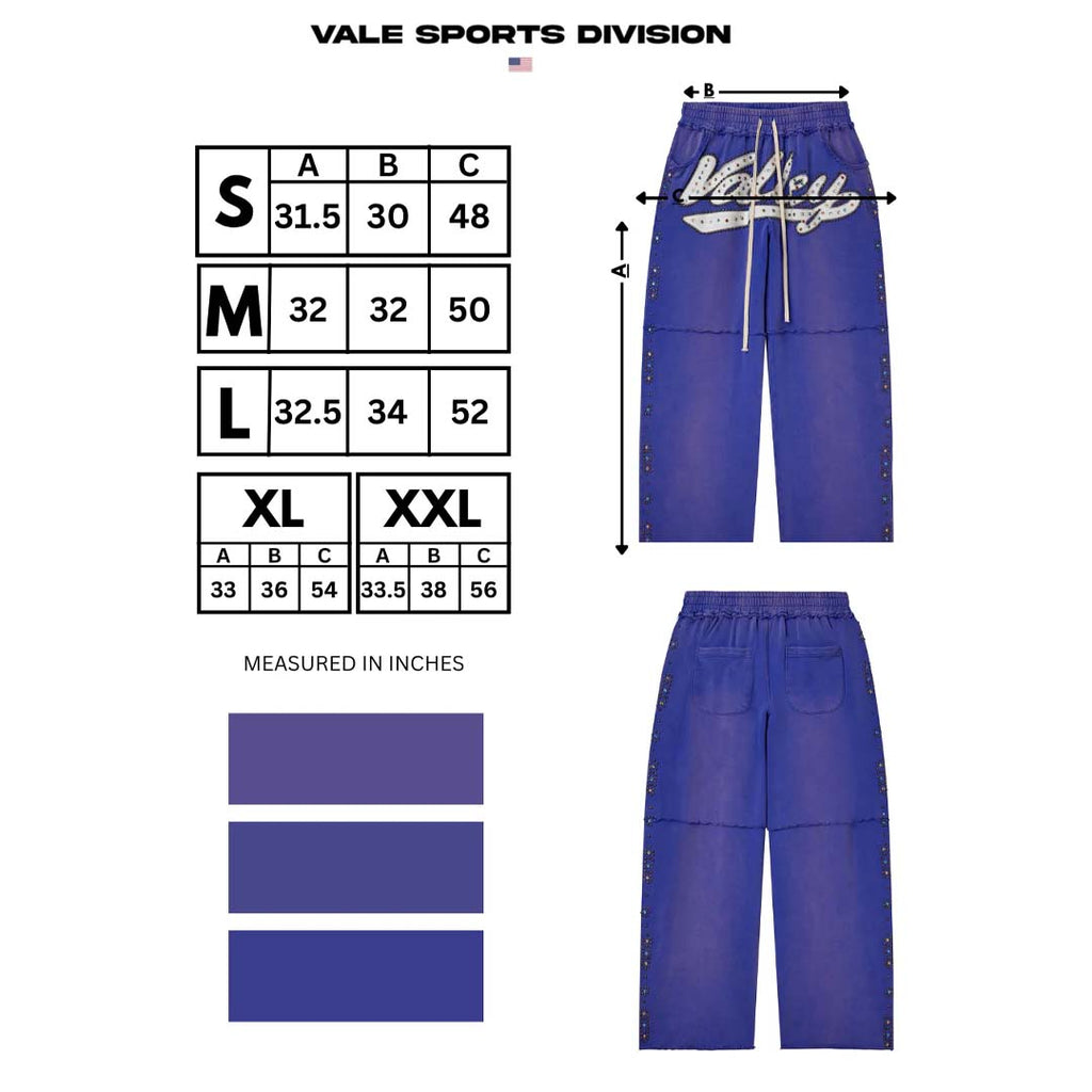 Vale Forever Skittles Sweatpants Blueberry by Vale Forever - NWAHYPE No.1 for streetwear Pants in USA