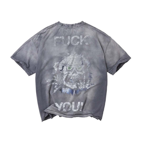 Vale Forever Skullie Faded Grey Tee&nbsp; by Vale Forever - NWAHYPE No.1 for streetwear T-Shirts in USA