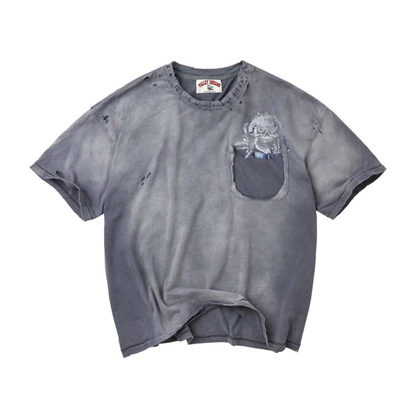 Vale Forever Skullie Faded Grey Tee&nbsp; by Vale Forever - NWAHYPE No.1 for streetwear T-Shirts in USA