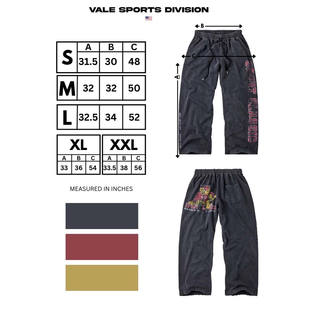 Vale Forever Sport Classic Sweatpants Faded Black by Vale Forever - NWAHYPE No.1 for streetwear Pants in USA