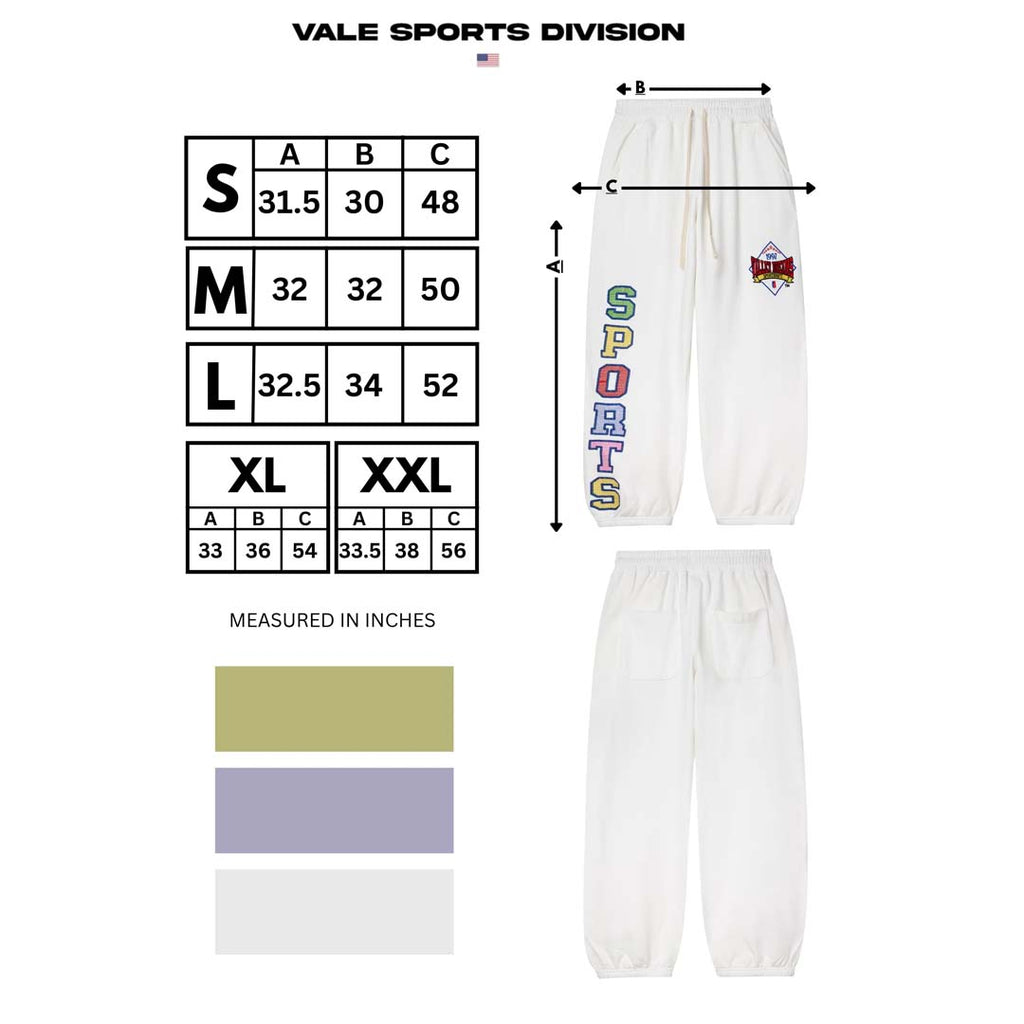 Vale Forever Sports Dept Skittles Sweatpants White by Vale Forever - NWAHYPE No.1 for streetwear Pants in USA